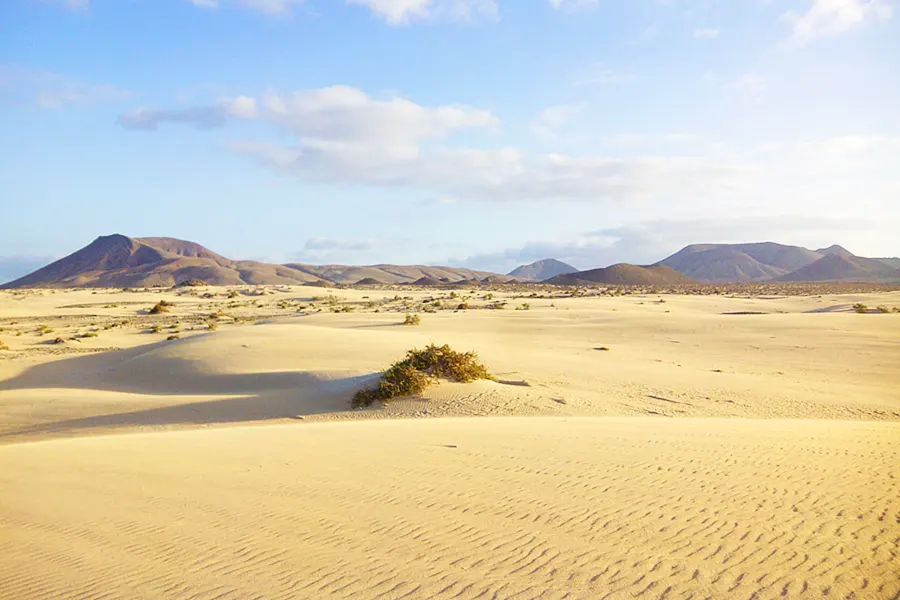 Dunas de Corralejo en Fuerteventura