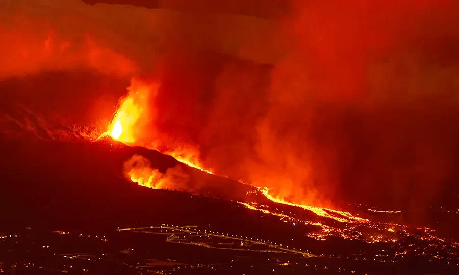 volcán de La Palma, erupción 2021