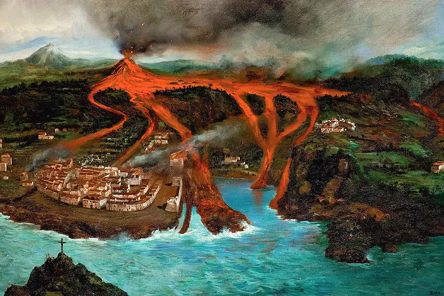 erupción de Garachico
