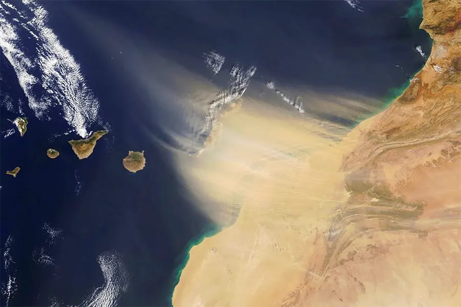 calima en Canarias